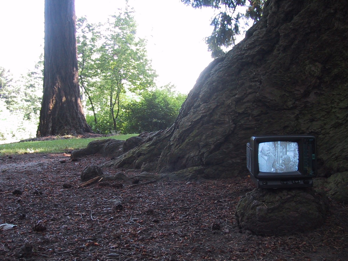 Portable TV on Mt. Tabor