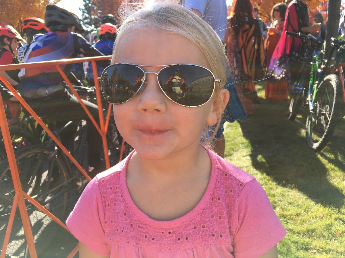 2017: Ada wearing my sunglasses