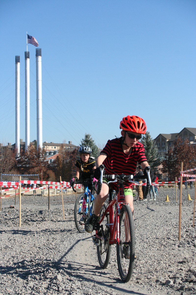 2017: Orion in Calvin costume with the Old Mill in the background