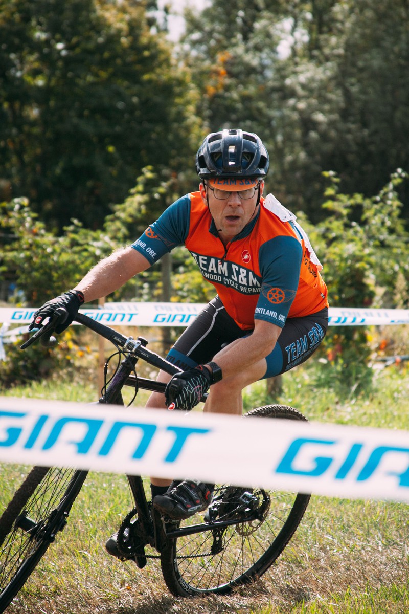 Myself in the infield, 2019. Photo by Mettle Cycling.