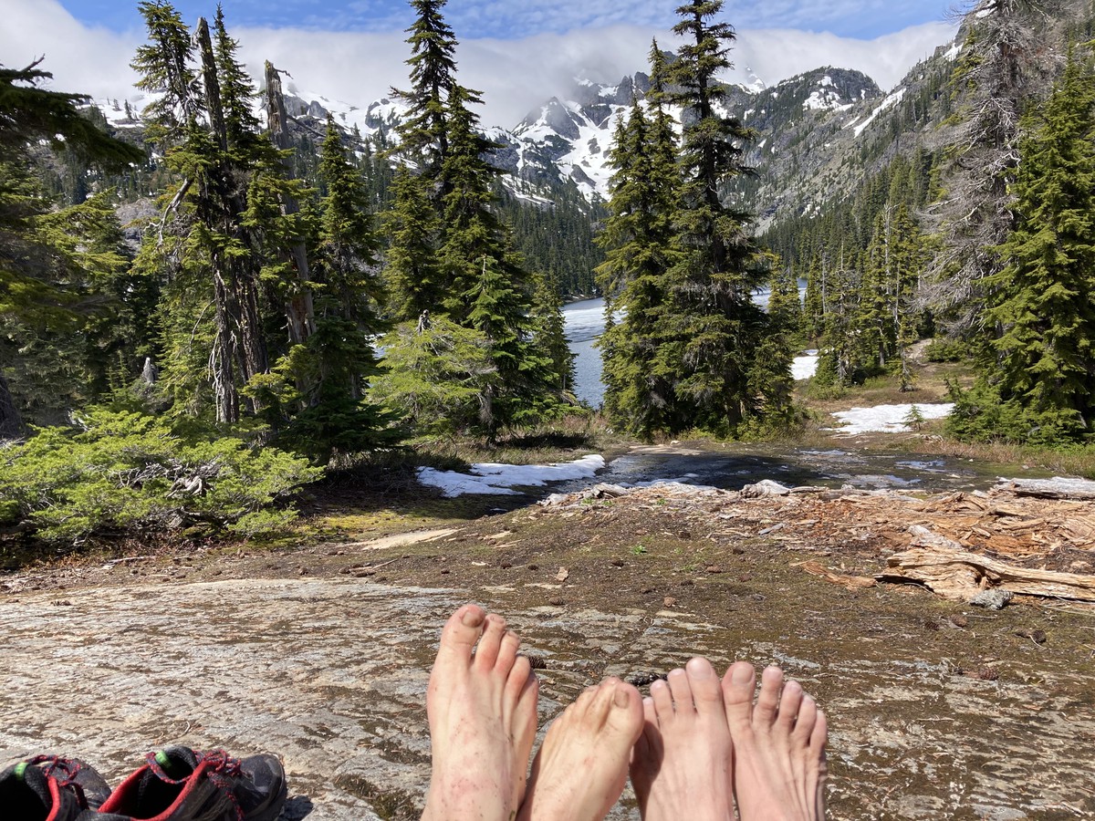 Alone at Spectacle Lake