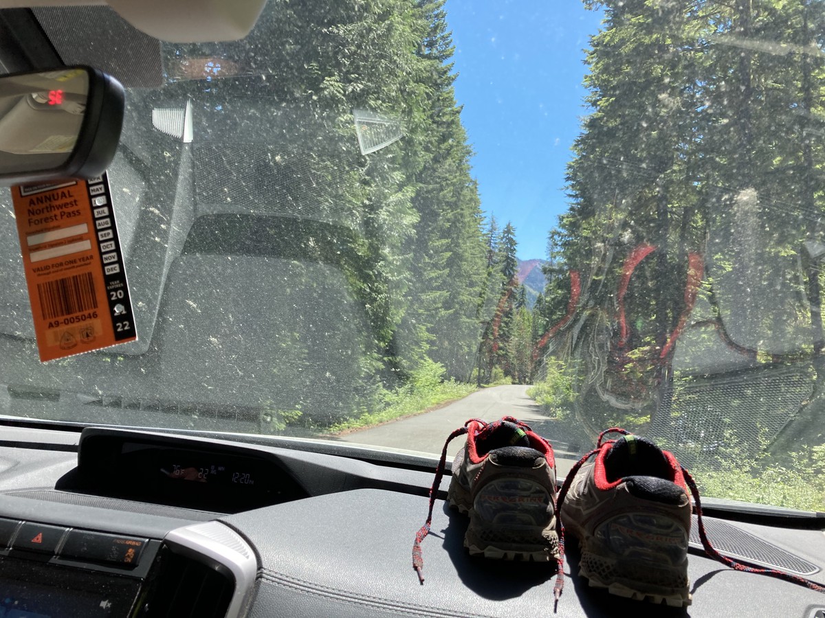 On the drive home from Pete Lake