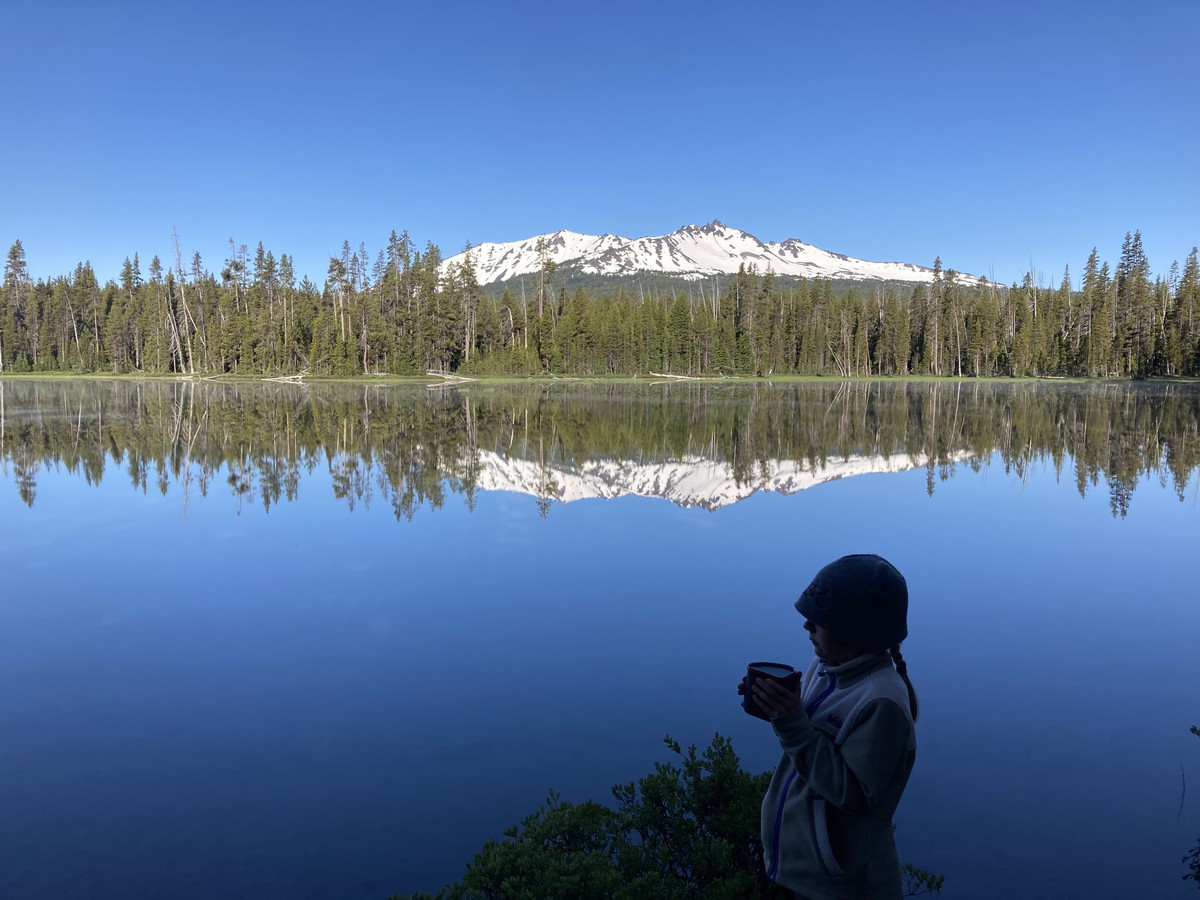 Sunrise on Diamond View Lake