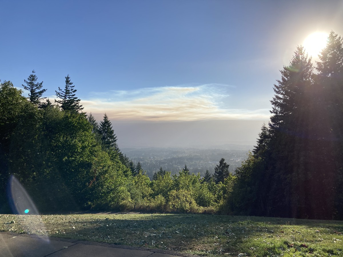 Monday, from Council Crest