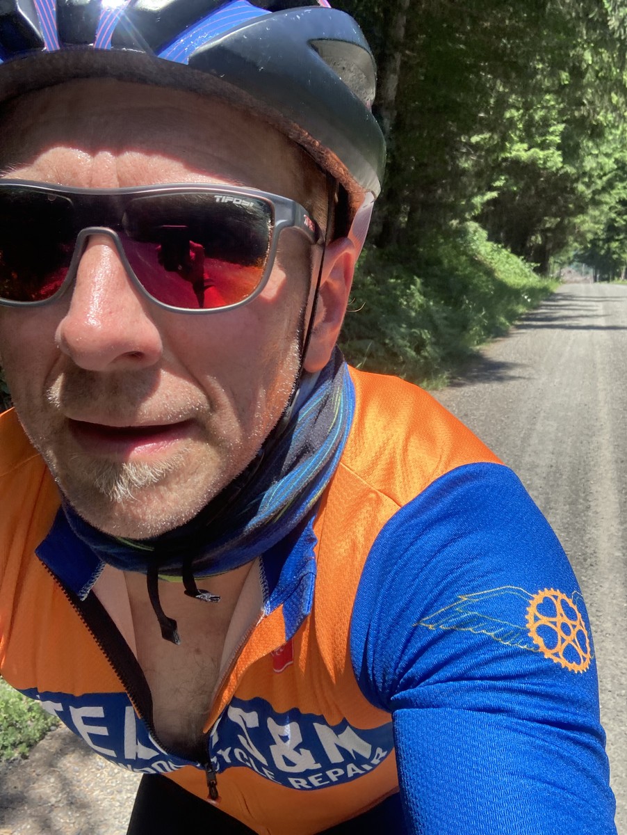 Selfie taken on Otto Miller Road