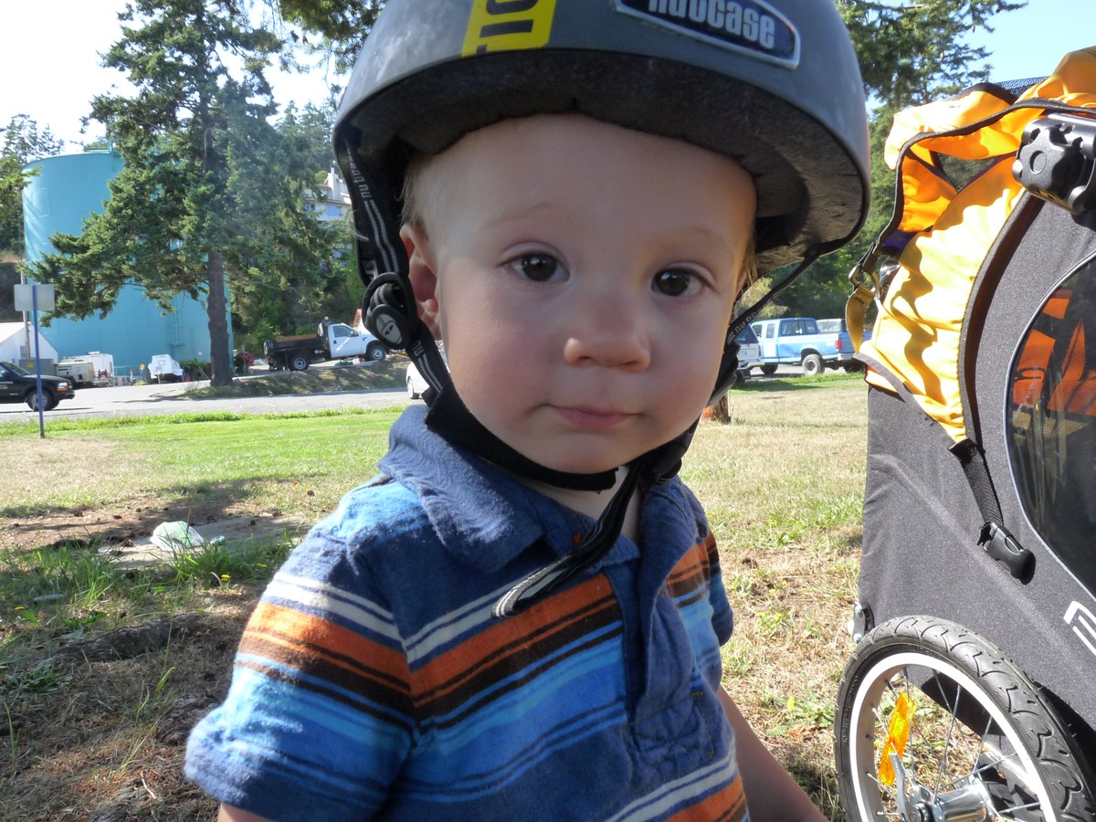 Orion on San Juan Island, age 15mos