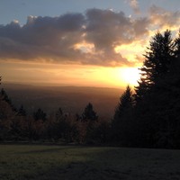 Sunset over the Tualatin valley from Council Crest Park