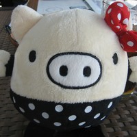 Closeup of a pig stufftie