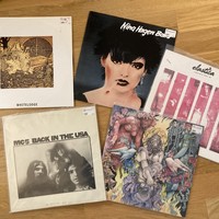 5 albums: Whitelodge, Nina Hagen Band, Elastica 6 track EP, MC 5: Back in the USA, Baroness: STONE