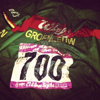 Muddy jersey number from my first-ever Blind Date